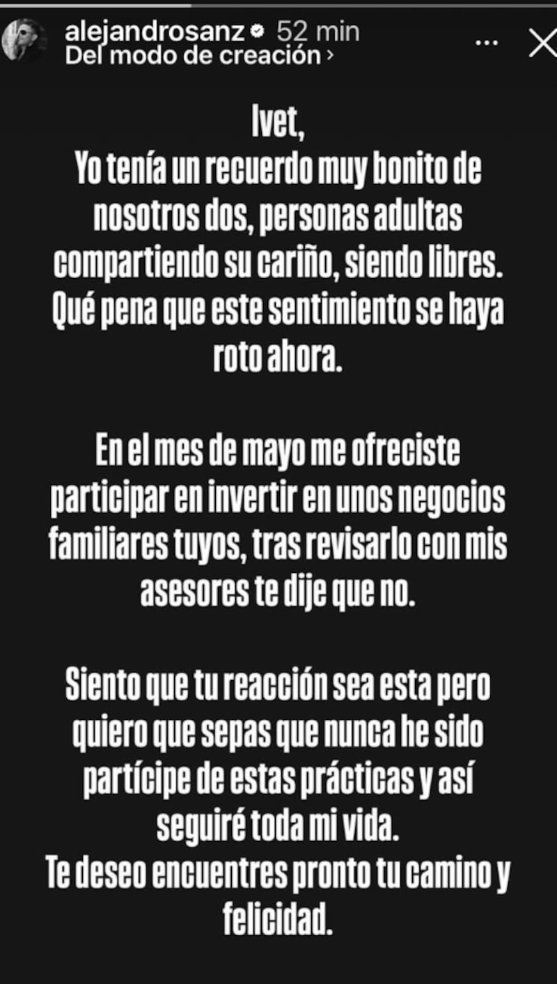 Post de Alejandro Sanz