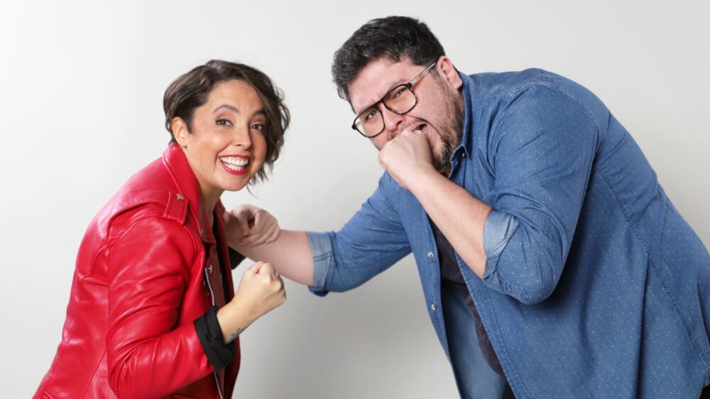 Luis Slimming y Chiqui Aguayo | Gentileza: Canal 13