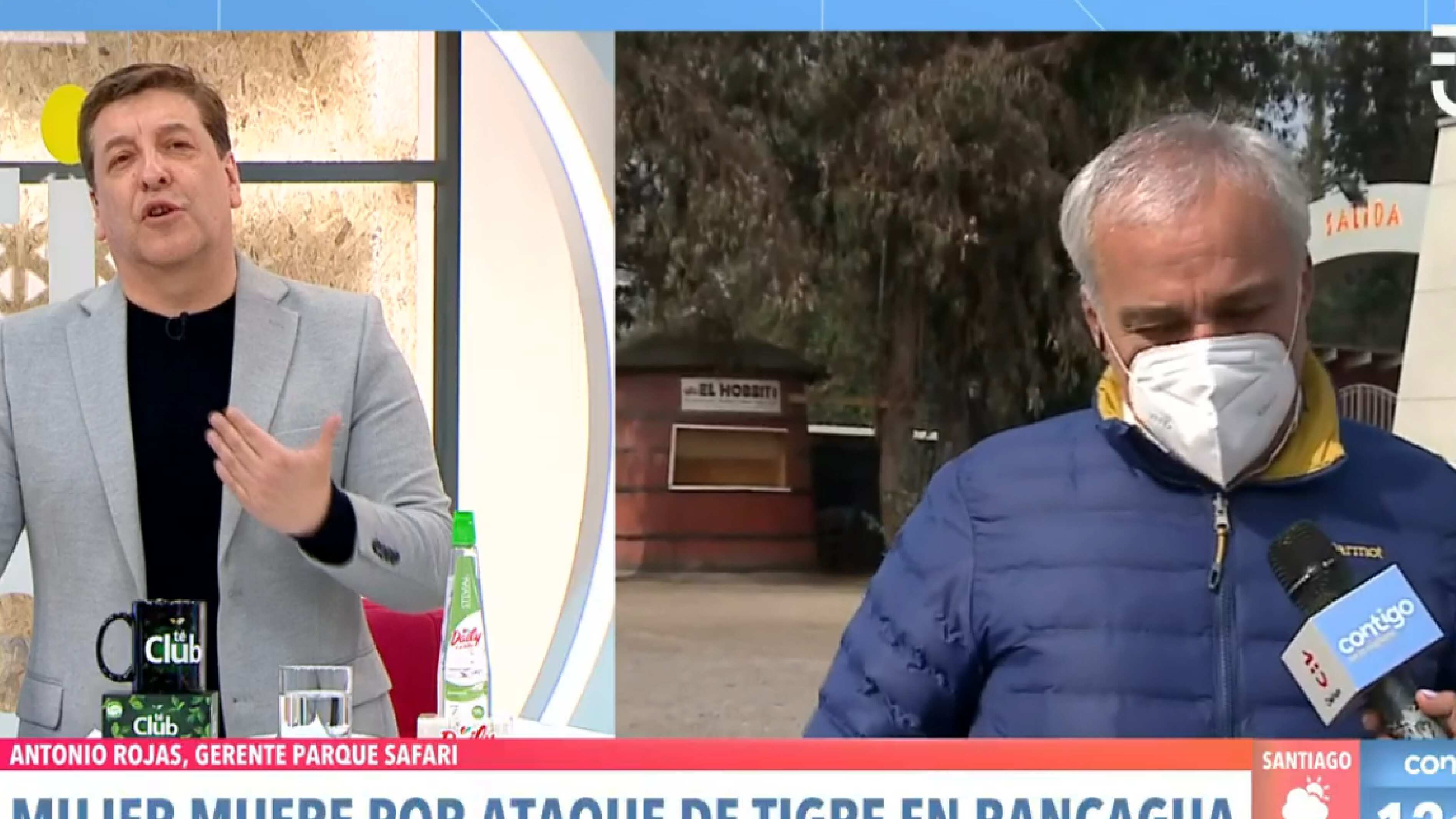 Julio César durante el diálogo.