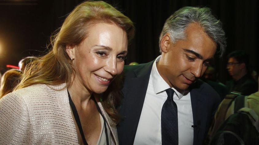 Karen Doggenweiler y Marco Enríquez-Ominami