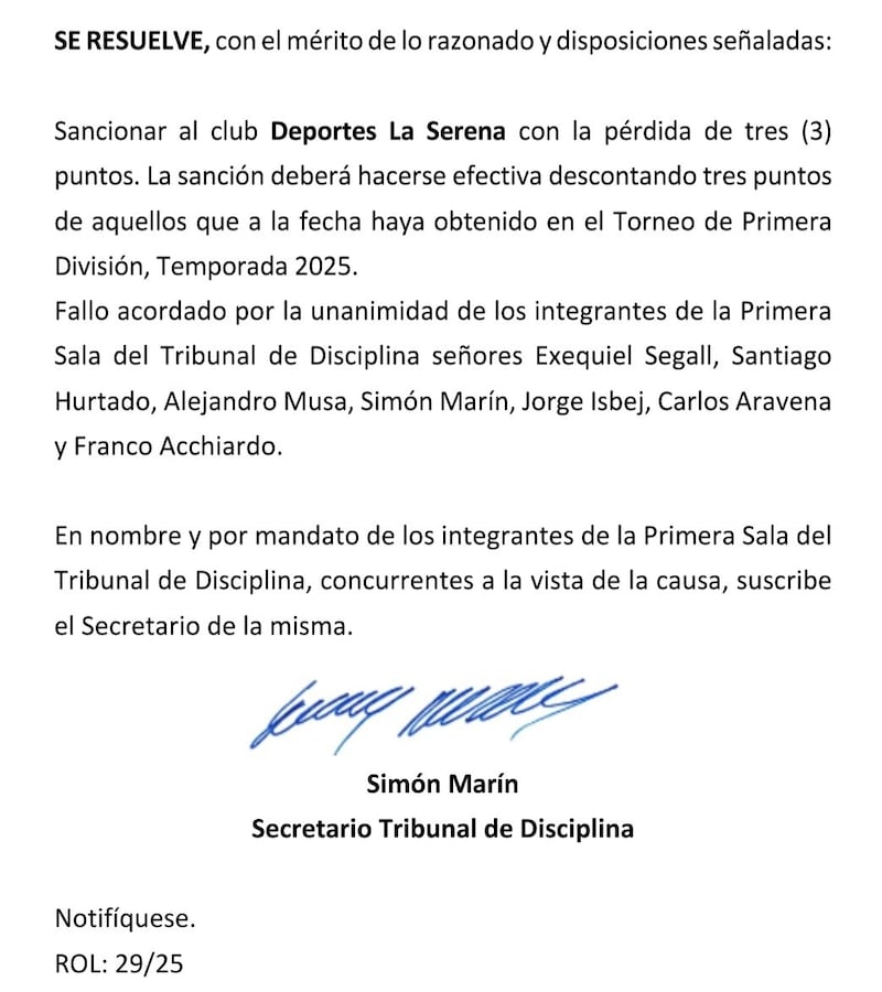 La información fue proporcionada este lunes por un periodista deportivo.