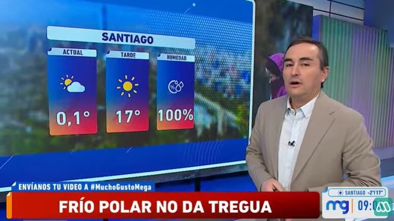 Las bajas temperaturas por debajo de los cero grados seguirán en los próximos días en la RM.
