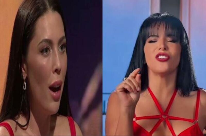 Reconocidas por ser archirrivales, Anita Alvarado lanzó un nuevo dardo contra Daniela Aránguiz, haciendo alusión a su vida sexual. 
En un lenguaje sin pelos en la lengua, la Geisha le dijo en su estilo que la manera de mantener a los hombres junto a ella y no la dejen, tenía que ver con su forma de comportarse en la intimidad. 
Sus palabras fueron en respuesta a la réplica que realizó Aránguiz en Only Fama, cuando le pidió que la deje tranquila y, mejor, se dedique a vender frutos secos. Emprendimiento que realiza con éxito en diversas ferias. 
“Le ruego que me deje tranquila y que siga vendiendo su maní, sus almendras y todos sus productos, porque así puede ganar plata, no solamente hablando de mí. Ya me tiene aburrida esta mujer”, lanzó la panelista de Mega y TV+.
A raíz de esto, Alvarado compartió una historia de Instagram promocionado su cuenta de contenidos eróticos en una plataforma para adultos, con una clara indirecta a Aránguiz luego que Valdivia dejara la casa de ella donde cumplía su arresto domiciliario nocturno. 
“Cuando aprendas a chupar el maní, nadie te va a dejar!”, señaló, introduciendo un fruto seco en su boca.  
Y si bien, no la mencionó con nombre y apellido, todos los usuarios entendieron que el mensaje iba en clara alusión a Aránguiz.