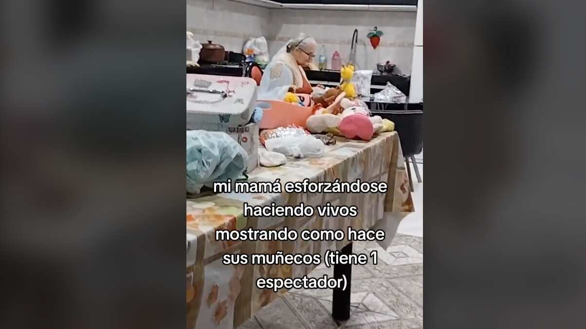 Señora hace live y sólo tiene un viewer, se hace viral y ahora tiene miles de seguidores.