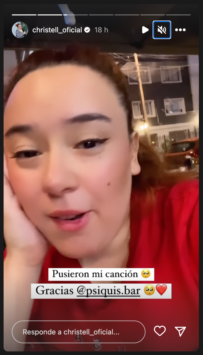 Historias Christell Rodríguez | Captura: Instagram