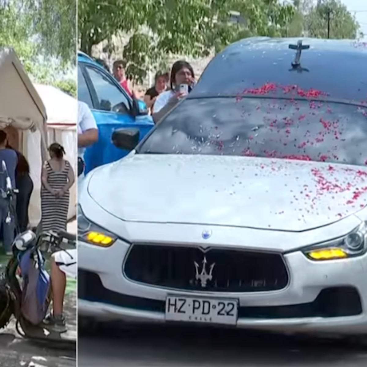 Multitudinario funeral de Krishna Aguilera: familiares despiden a la joven Multitudinario funeral de Krishna Aguilera: familiares despiden a la joven