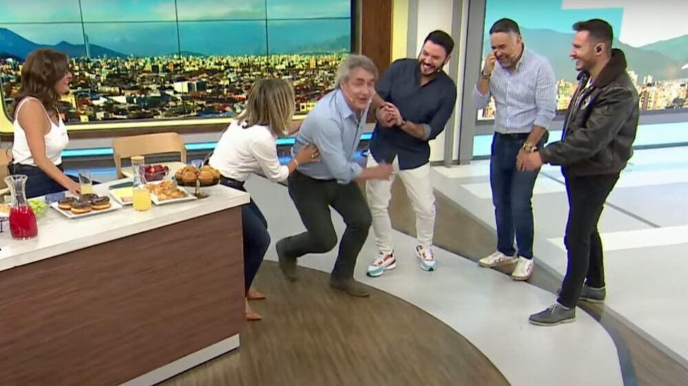 José Luis Repenning caída | Captura: Canal 13