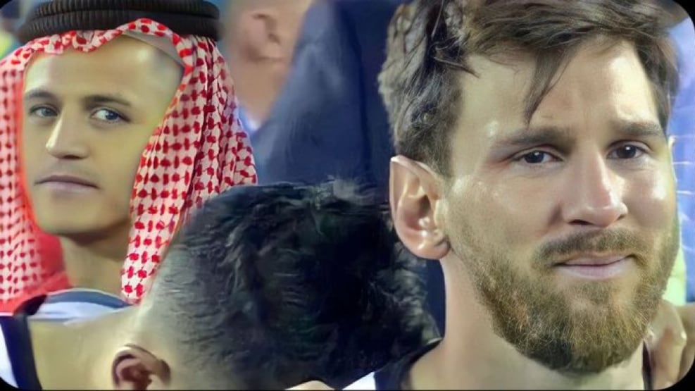 El meme de Alexis y Messi en versión Qatar 2022