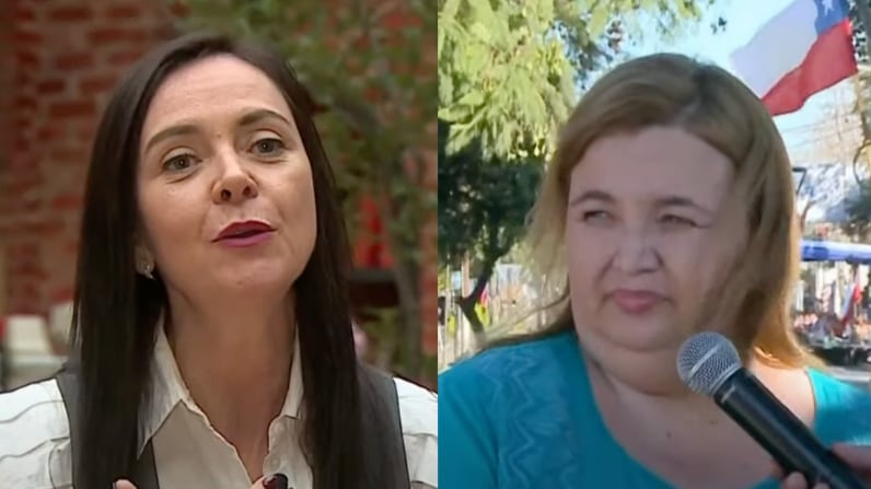 María Elena Dressel y La reina del engaño | Captura: Canal 13