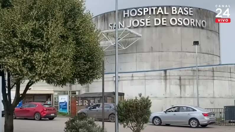 Hospital Base San José de Osorno | Captura: 24 Horas de TVN