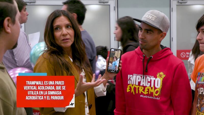Karla Constant en “Hola y Adiós” | Gentileza: Canal 13