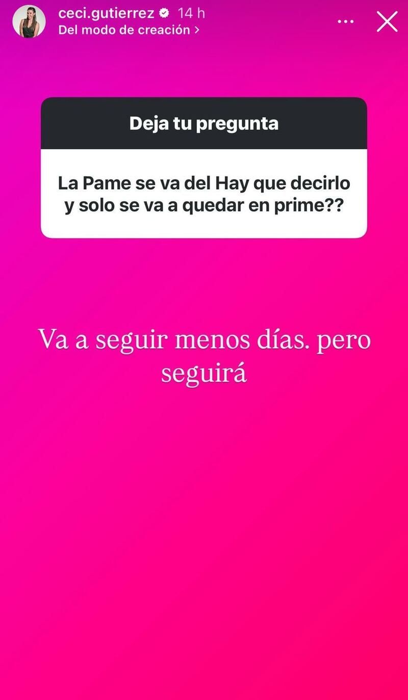 Aclaran el futuro de Pamela Díaz en “Hay que decirlo” tras su prolongada ausencia