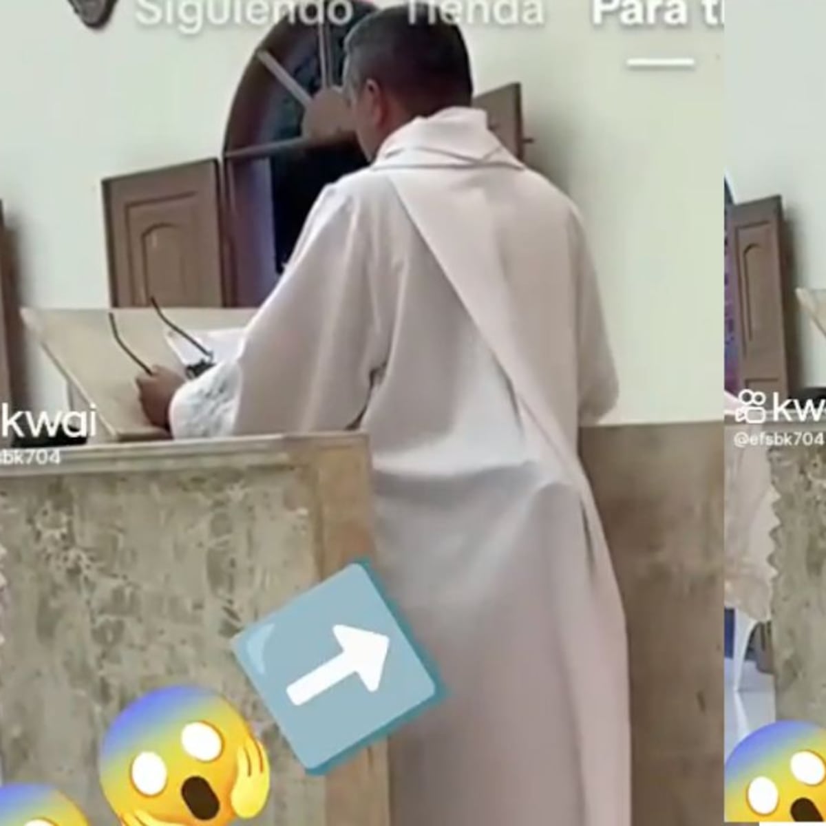 Aparece supuesto fantasma durante misa tras elección del papa Aparece supuesto fantasma durante misa tras elección del papa