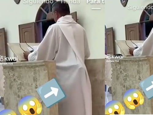 ¿Captan en video a fantasma durante misa tras la elección del nuevo papa?
