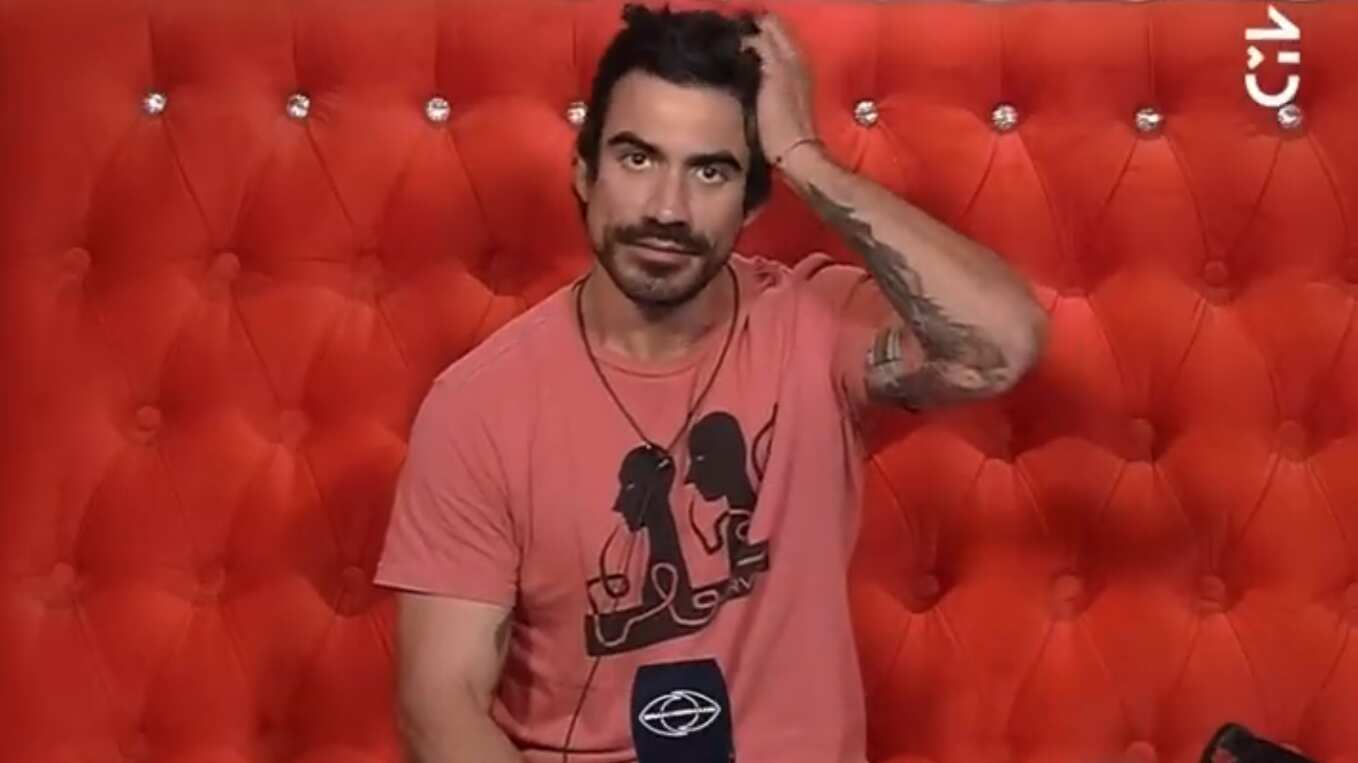 Sebastián Ramírez en "Gran Hermano" | Captura
