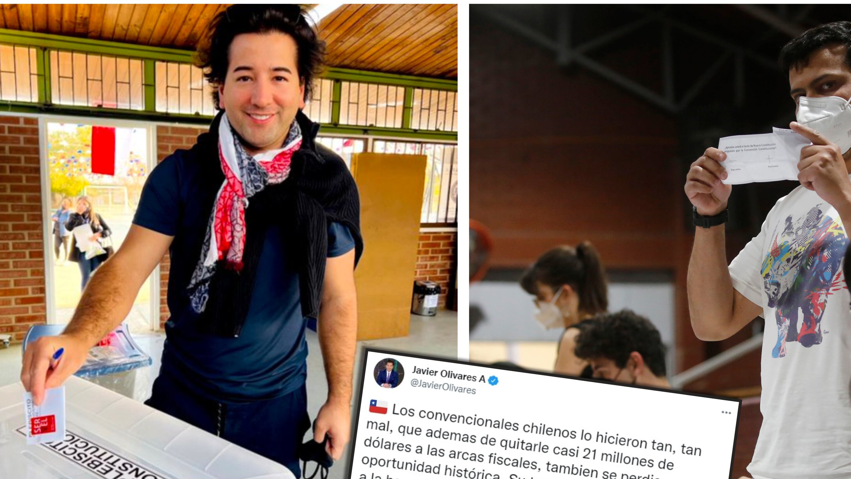 Javier Olivares criticó duramente el trabajo realizado por la Convención Constitucional y los acusó por el resultado adverso de la nueva Carta Magna.
