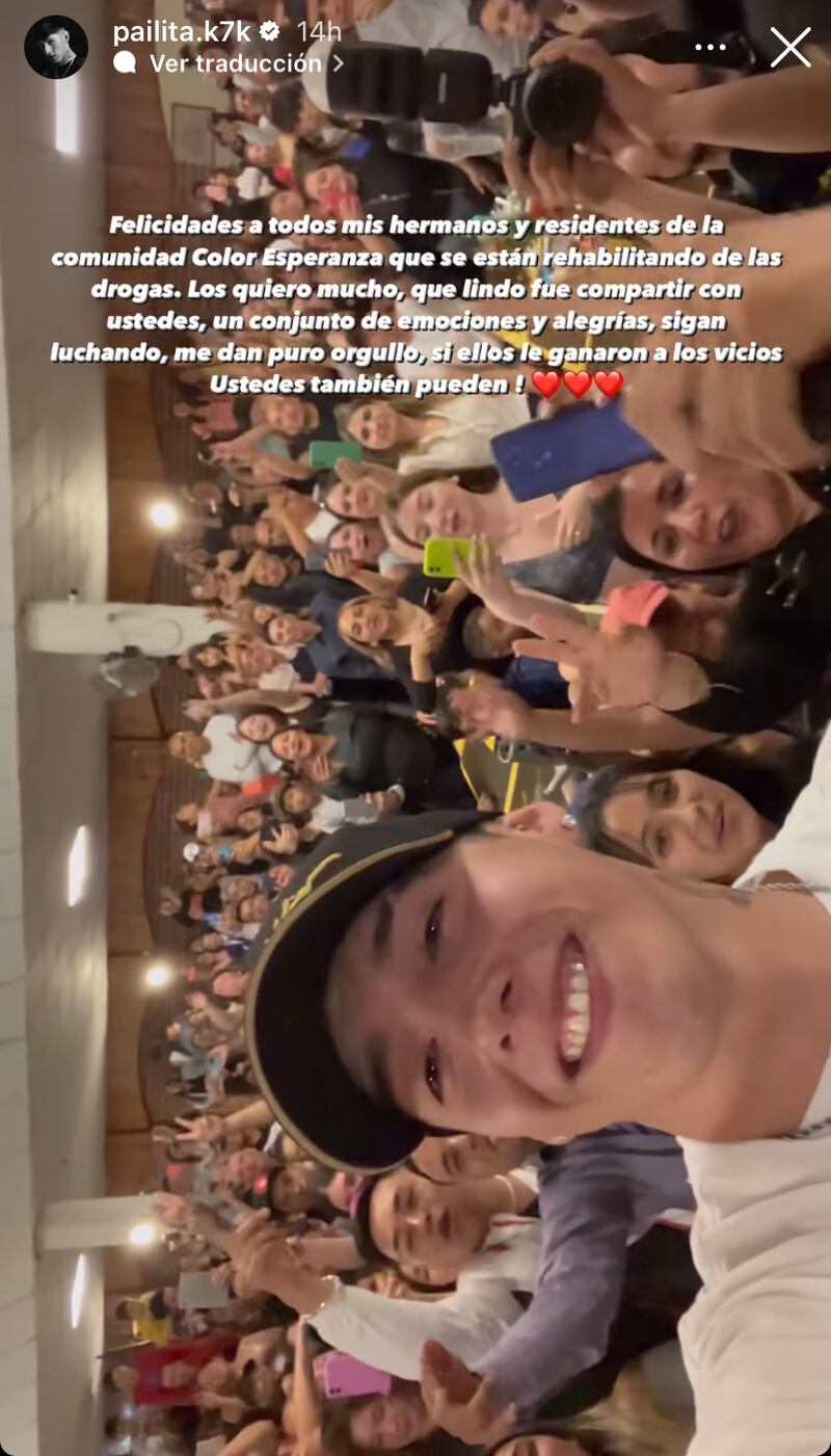 Historia de Pailita | Instagram