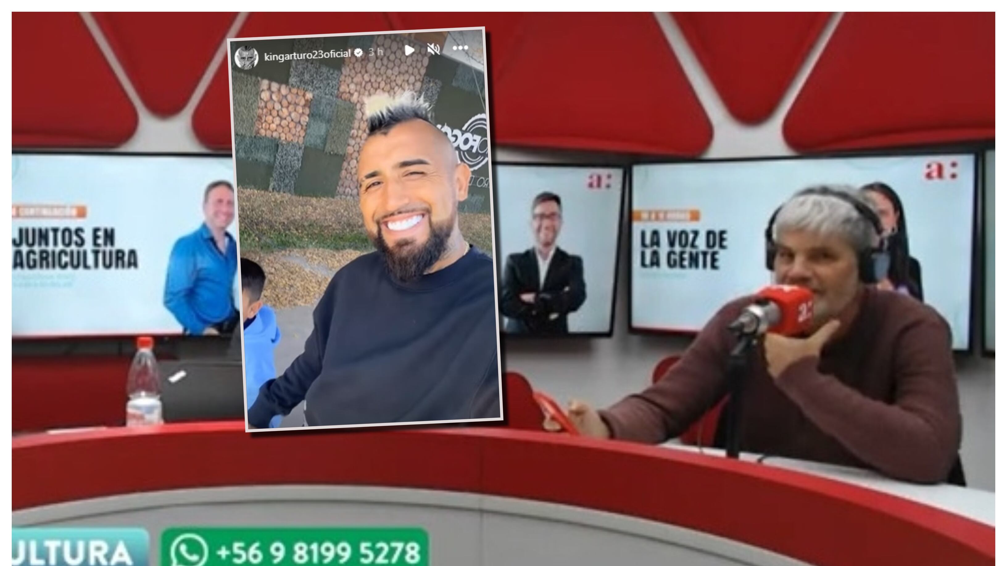 El periodista no cree que la llegada de Vidal a Colo Colo sea beneficiosa para el ya conflictuado camarín del Cacique.