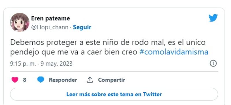 Captura de Twitter