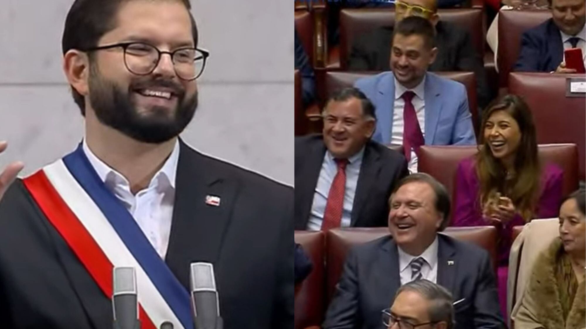 Gabriel Boric en Cuenta Pública 2023 | Captura