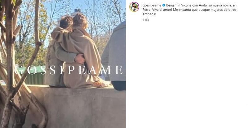 Una influencer de redes sociales fue quien reveló en su cuenta de Instagram la primera fotografía del actor chileno junto a su nueva pareja.