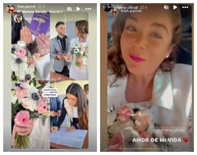 La exfigura de Mega había anunciado hace poco menos de medio año la celebración de su matrimonio.