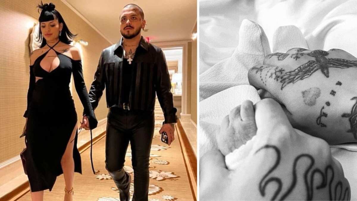 Cazzu reapareció en redes sociales para mostrar una nueva foto de su bebé junto a Christian Nodal.