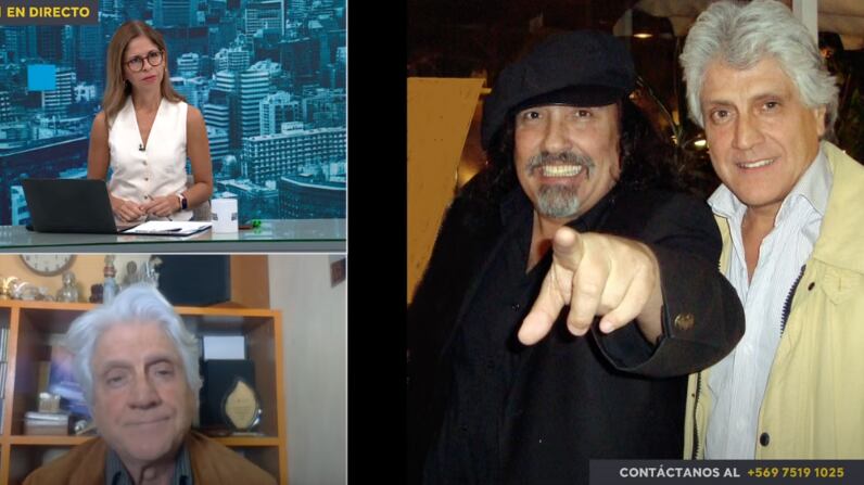 Óscar “Lolo” Peña y José Miguel "Negro" Piñera | Captura: Contigo en directo de CHV