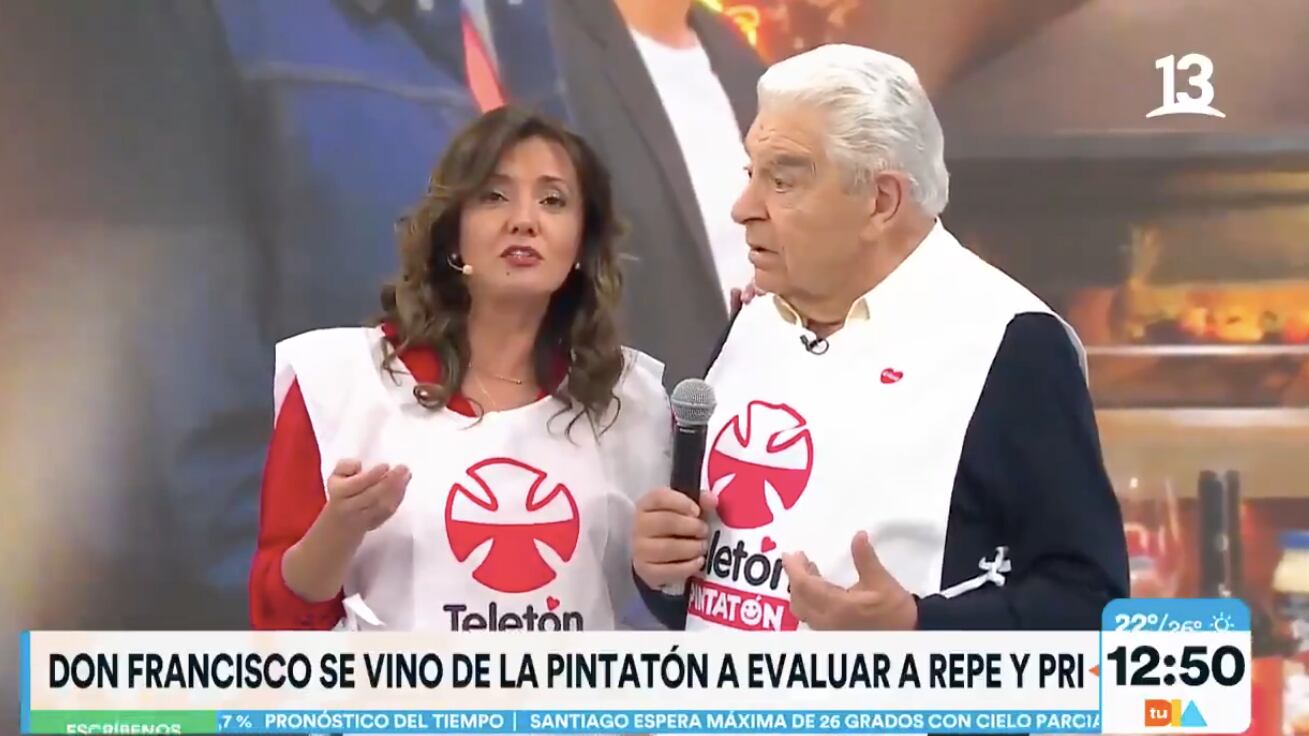 Priscilla Vargas y Don Francisco | Captura: "Tu Día"
