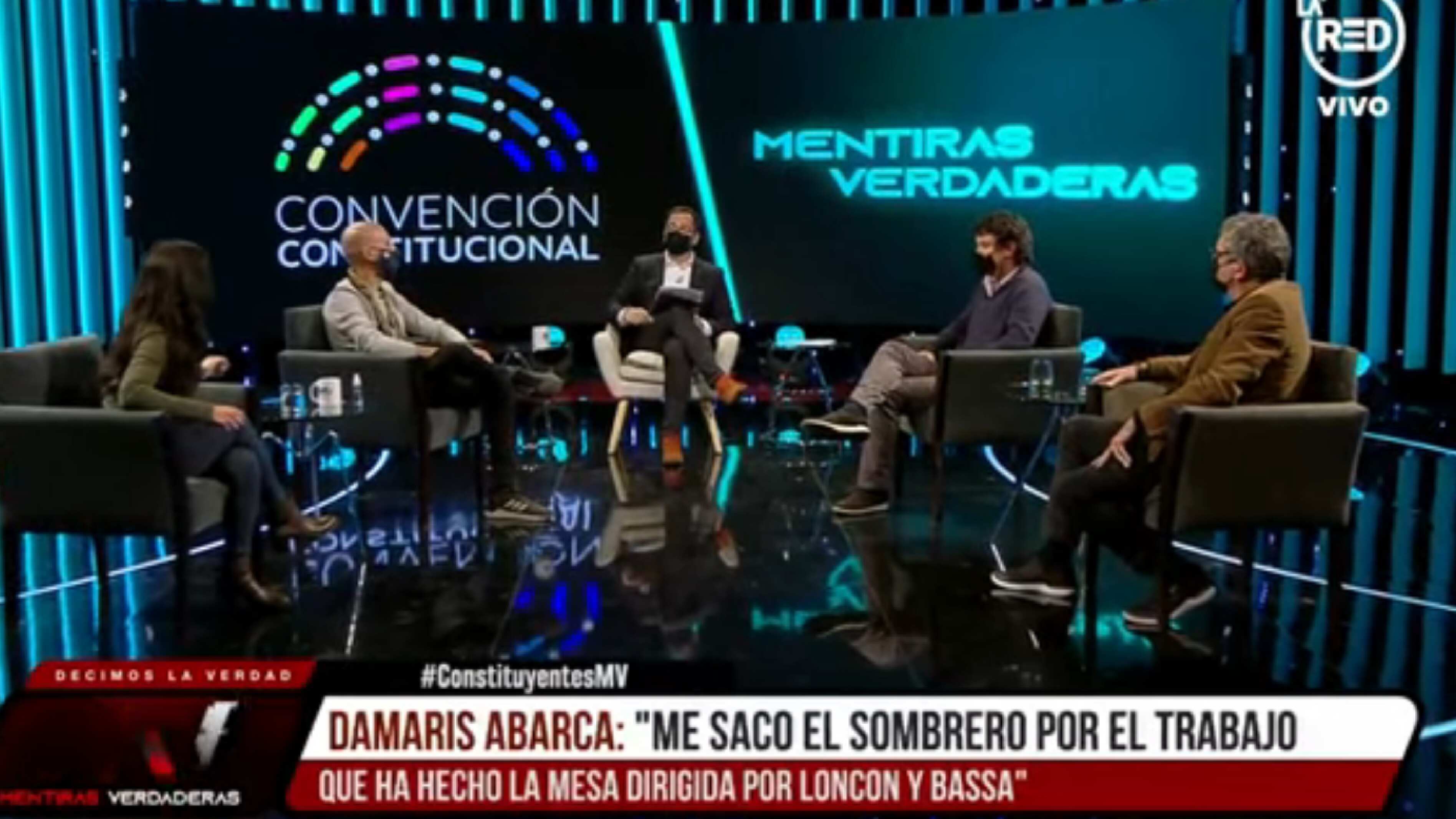Los constituyentes en Mentiras Verdaderas de La Red.