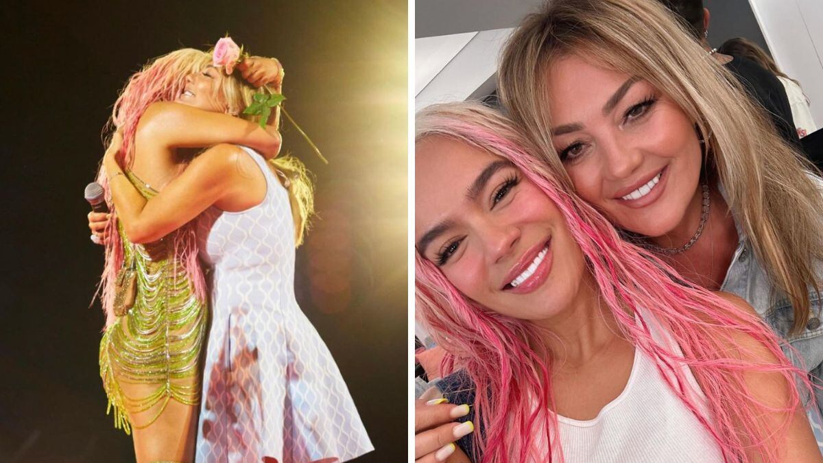 Amaia Montero y Karol G compartieron escenario en España.