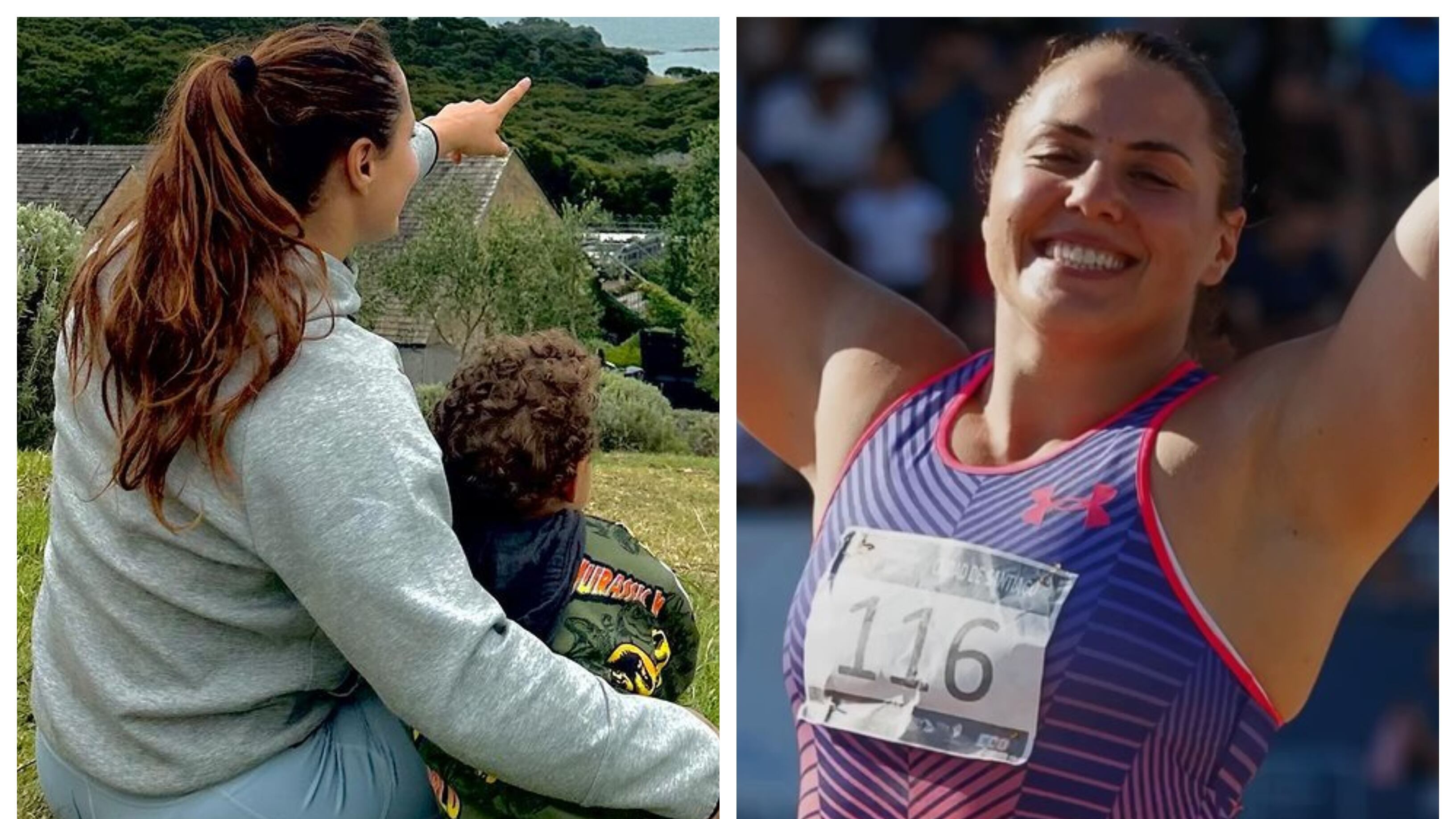 La atleta nacional realizó un destacado gesto al esconderle huevitos de pascua a su hijo en el Estadio Nacional, mientras ella intervenía en una competencia deportiva este fin de semana.