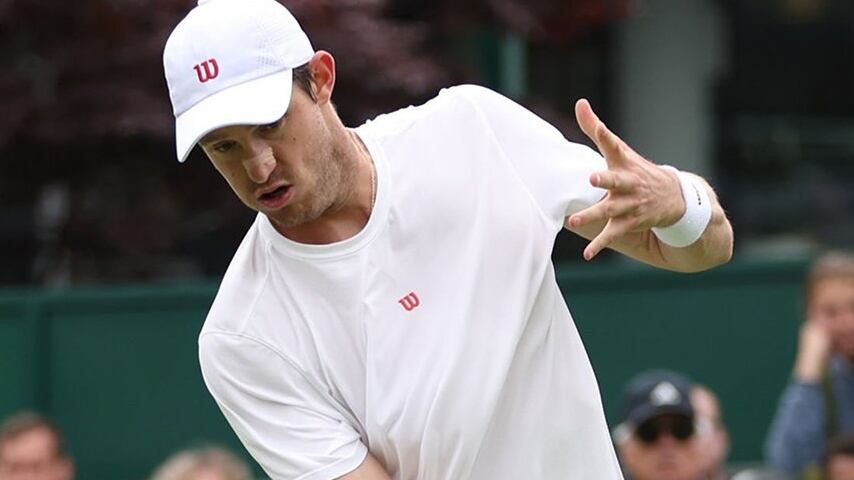 El tenista nacional disputó este lunes la primera ronda del abierto de Wimbledon ante el danés Holger Rune.