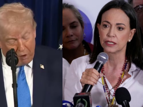 “No tiene el respaldo”: Trump ‘bajó de la nube’ de dirigir Venezuela a María Corina tras captura de Maduro
