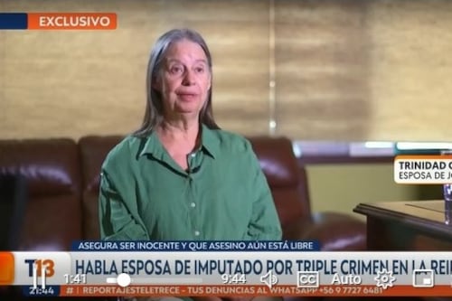 “Quiero sacar a mi esposo de la cárcel”: Trinidad Cruz-Coke habla y defiende inocencia de Jorge Ugalde en el triple homicidio de La Reina