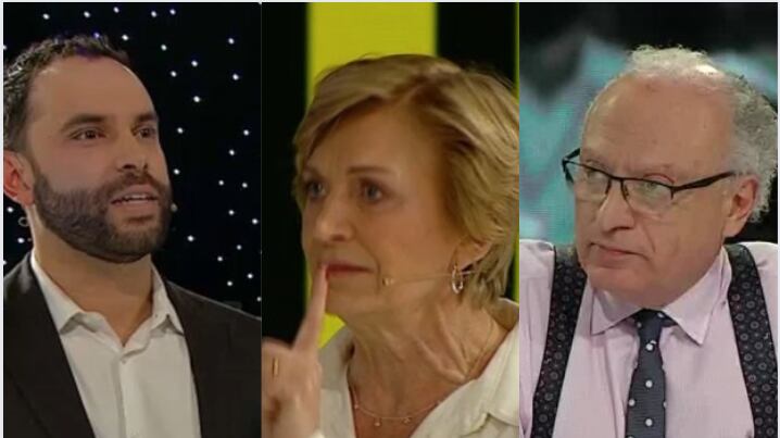 La alcaldesa debatió en el programa "100 indecisos" de Mega.