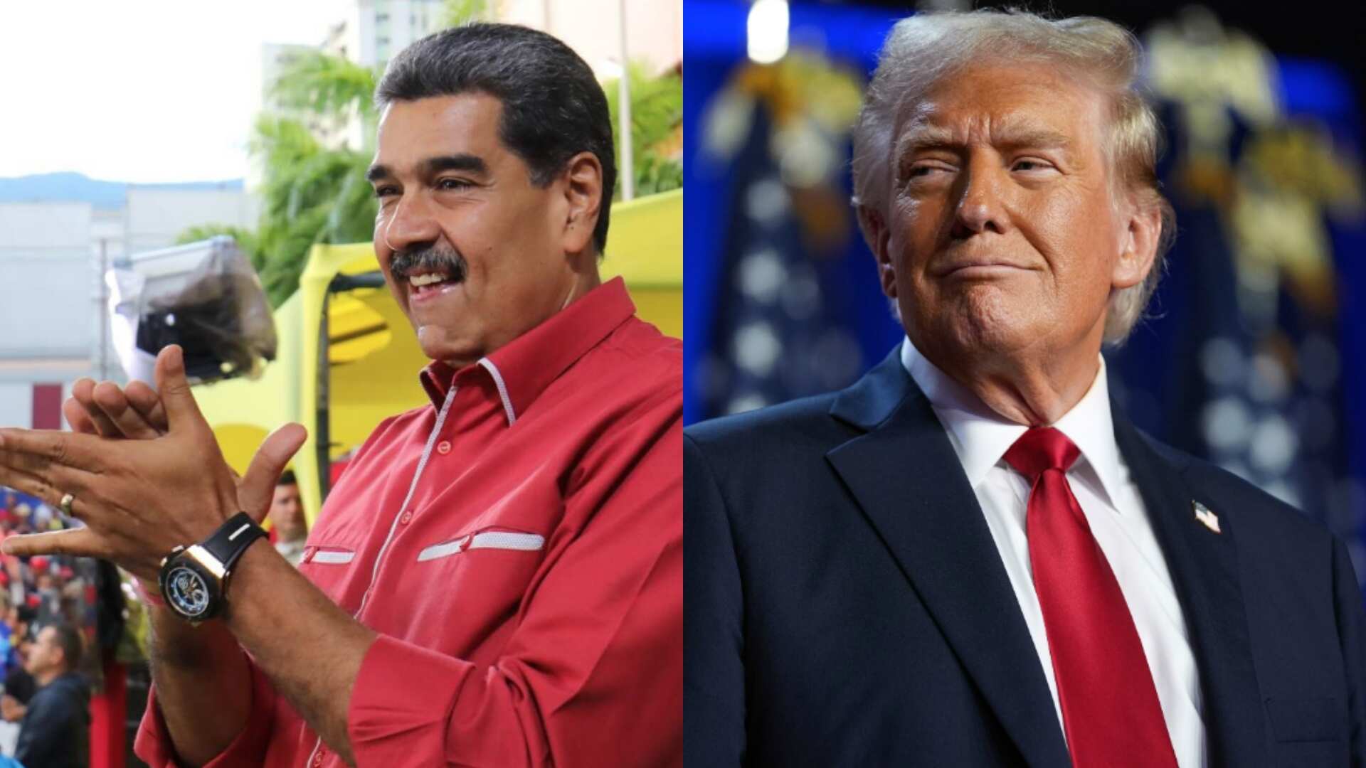 Nicolás Maduro y Donald Trump.
