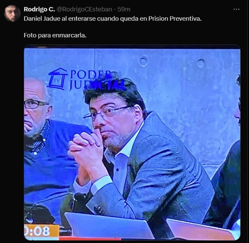 Reacción prisión preventiva Daniel Jadue | X
