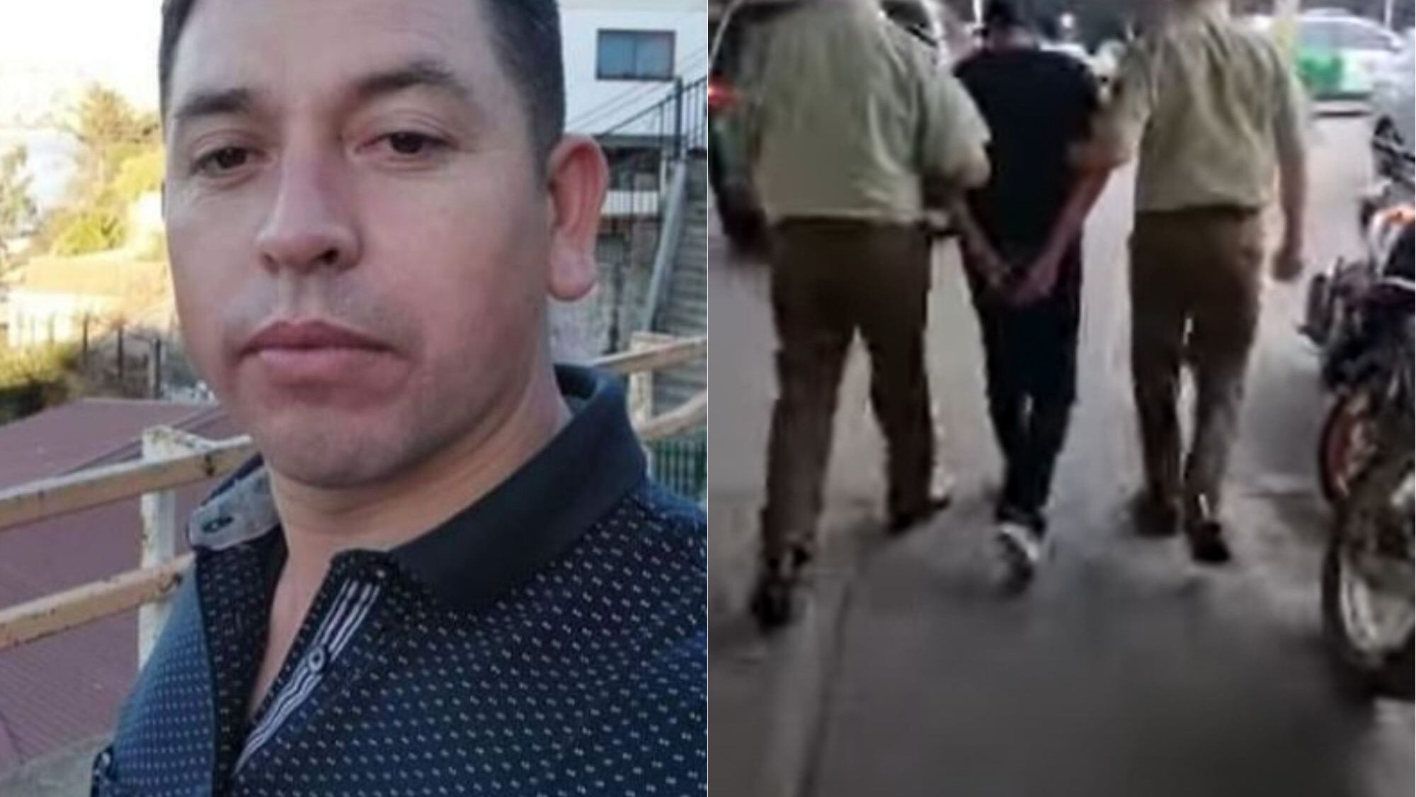 Cabo primero de Carabineros Álex Salazar - Detención del presunto autor del atropello | Captura: YouTube