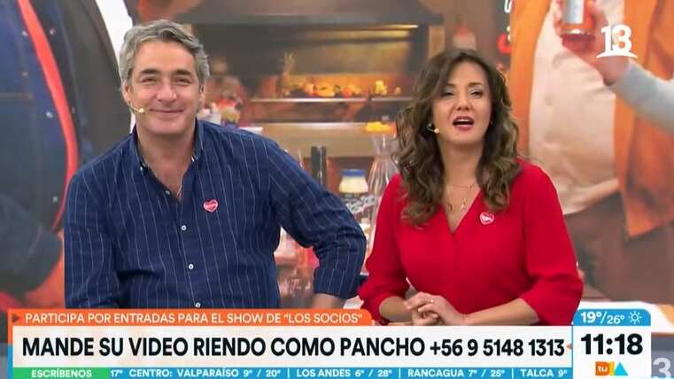 Los conductores del matinal de Canal 13 celebraron el rating online conseguido este viernes, donde quedaron segundos, a una décima de "Contigo en la mañana".