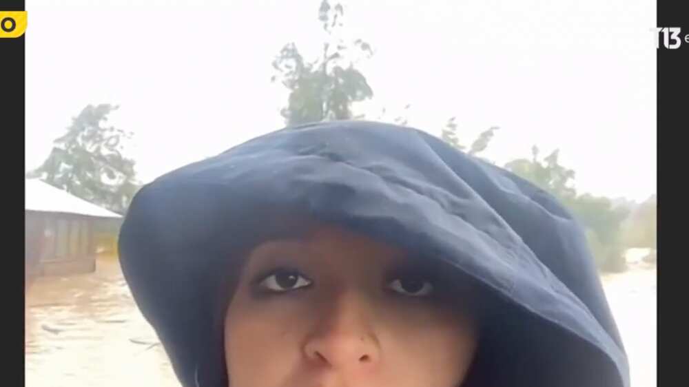 Mujer embarazada Linares | Fuente: Canal 13