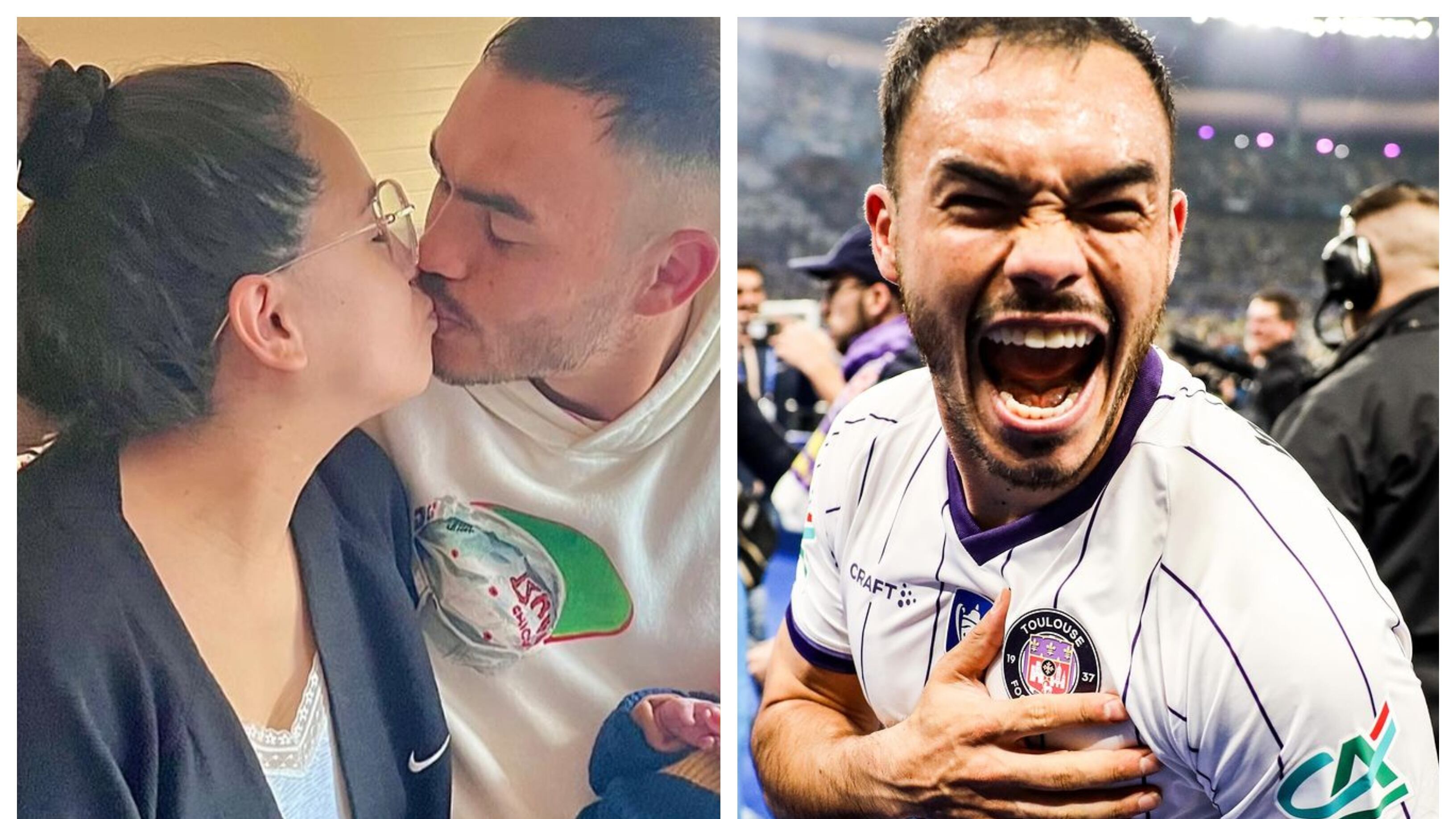 El defensor festejó este año haber sido padre, ganado la Copa de Francia y seguir en la Ligue 1 con su nuevo club, Toulouse.