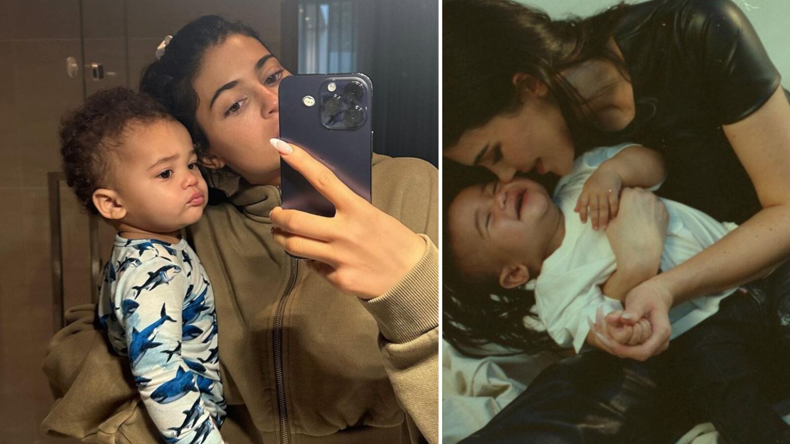Kylie Jenner reveló fotos de su segundo hijo