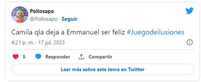 Captura de Twitter