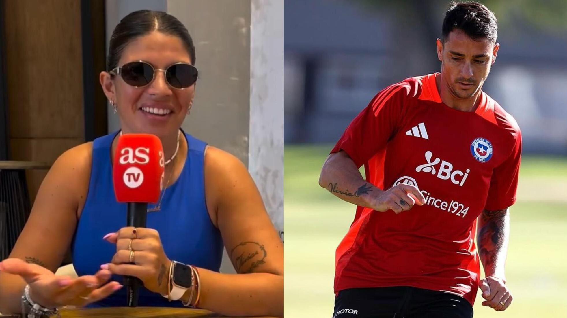 Fernanda Benavidez y Fernando Zampedri