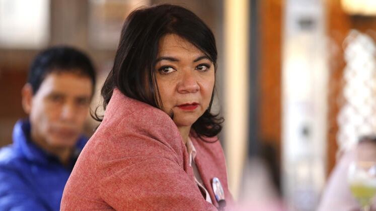 La alcaldesa de La Pintana, Claudia Pizarro.