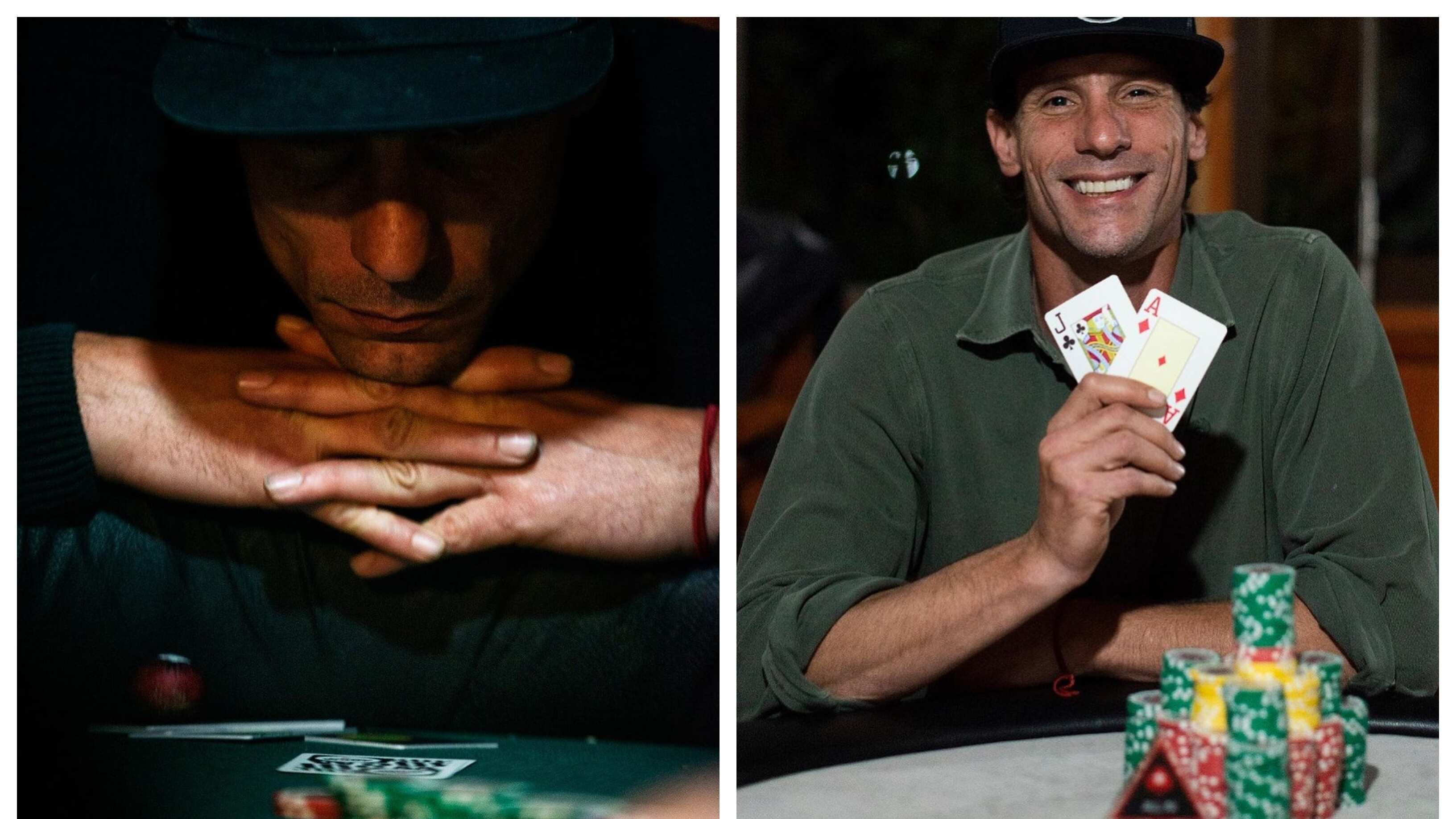 El actor chileno es un declarado amante del poker.