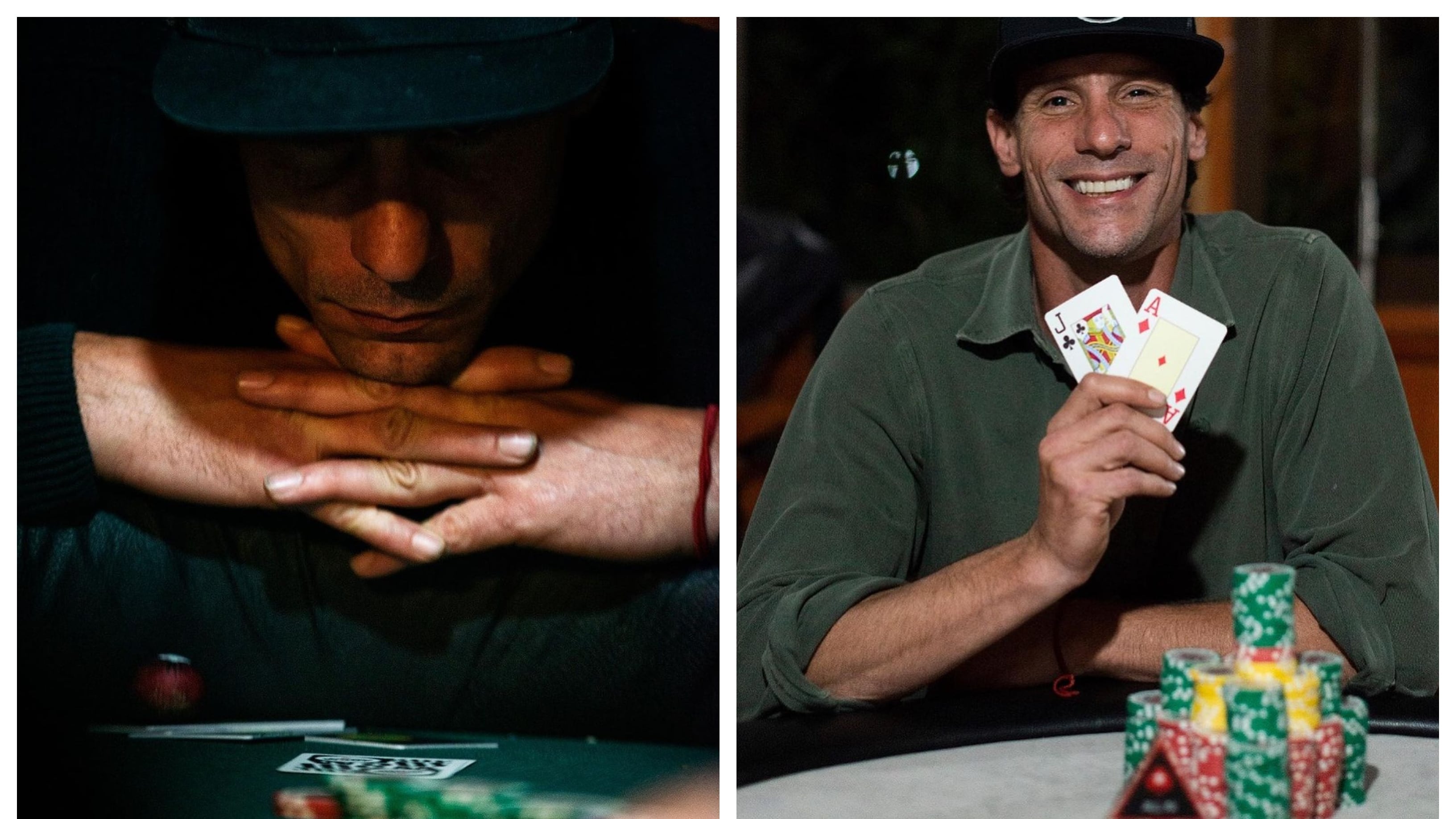 El actor chileno es un declarado amante del poker.