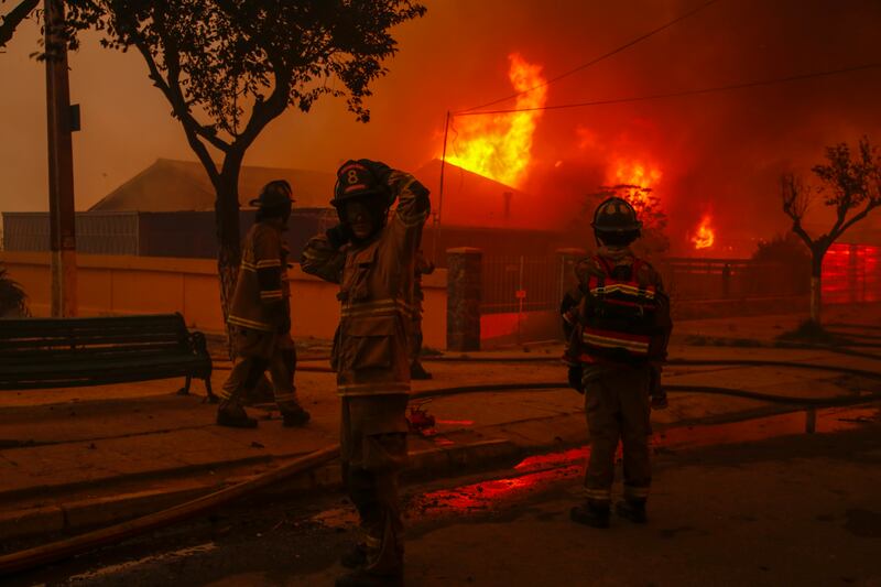 incendio en viña del mar