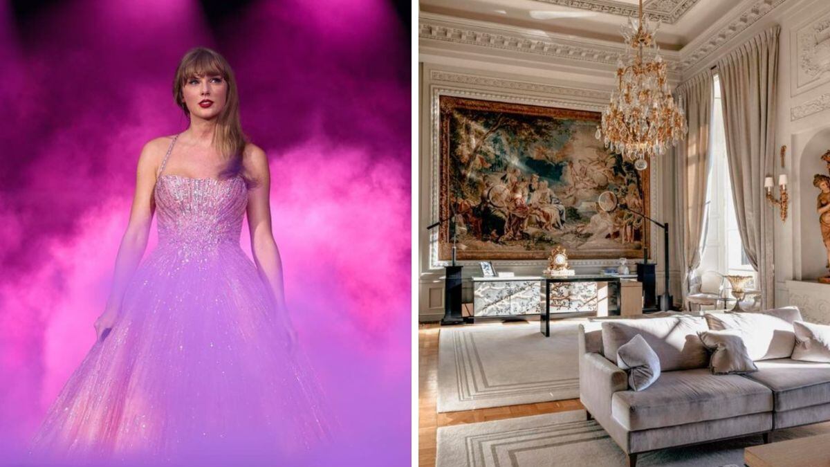 Taylor Swift optó por un hotel de lujo en París, Francia.